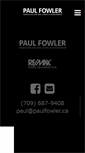 Mobile Screenshot of paulfowler.ca